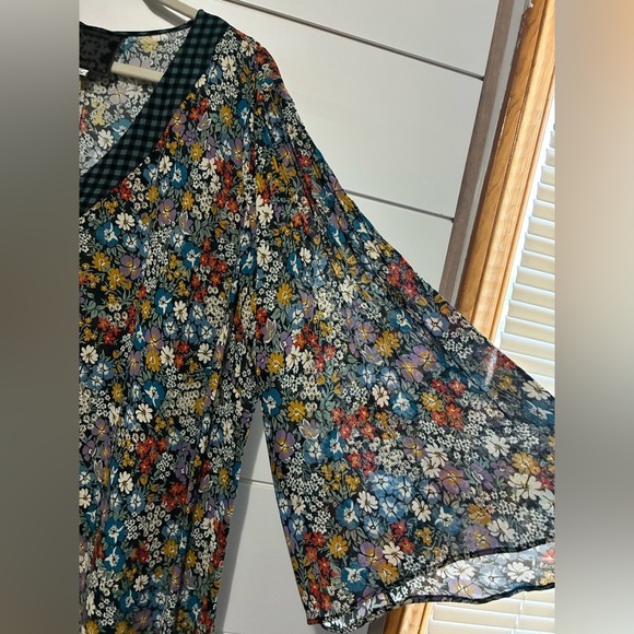 Divina Floral-Print Tunic Dress Size 1X Johnny Was - Picture 10 of 12